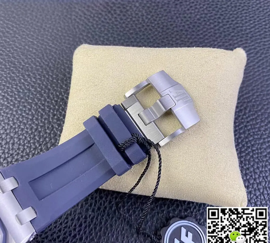 Audemars Piguet Royal Oak Offshore 15720ST.OO.A027CA.01 ZF Factory 1:1 Best Edition Replica Watch Blue Strap